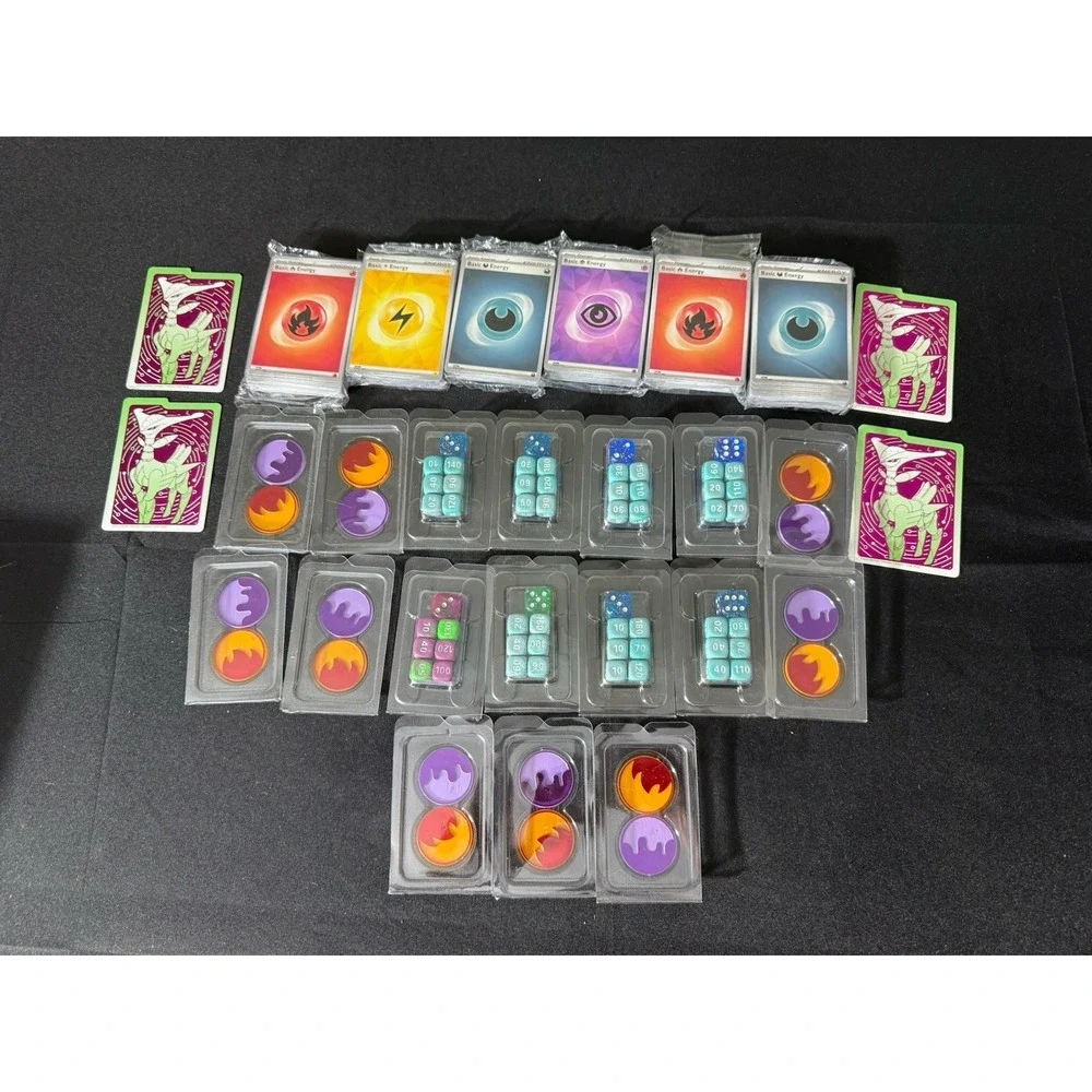 Pokémon Tcg - Etb Sealed Energy Packs, Dice And Damage Counter Lot NEW SEALED‎